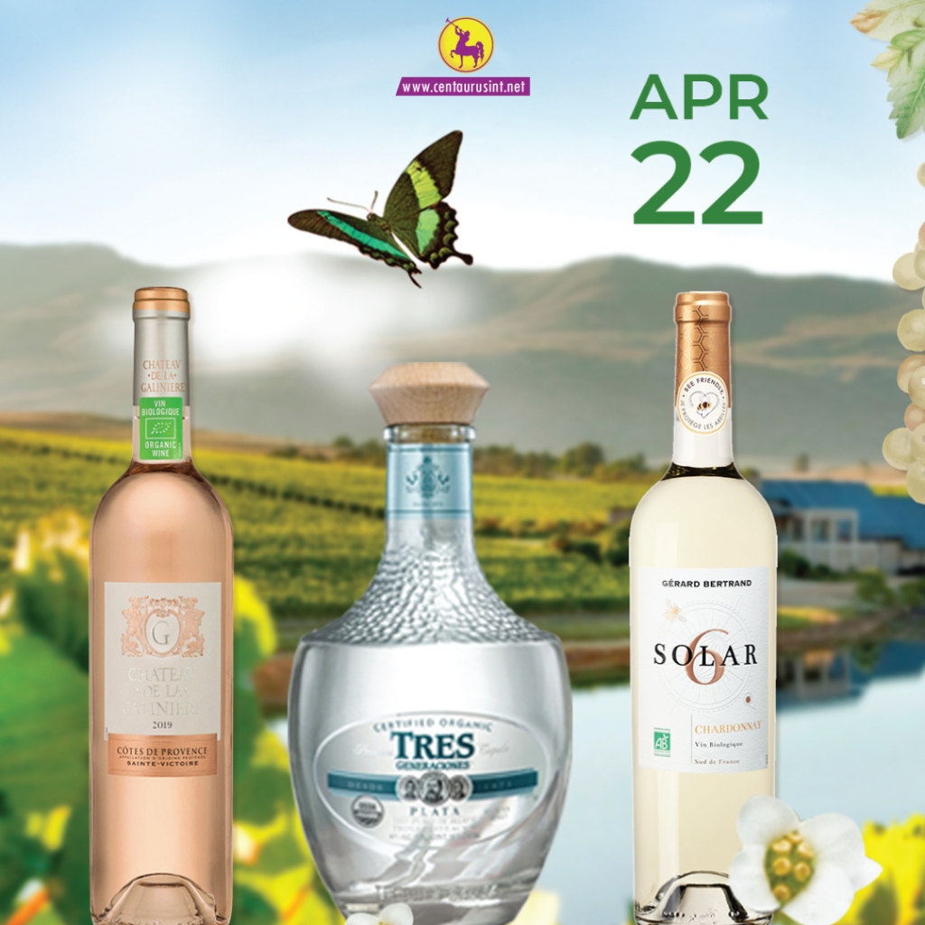 earth day offers on organic wines
